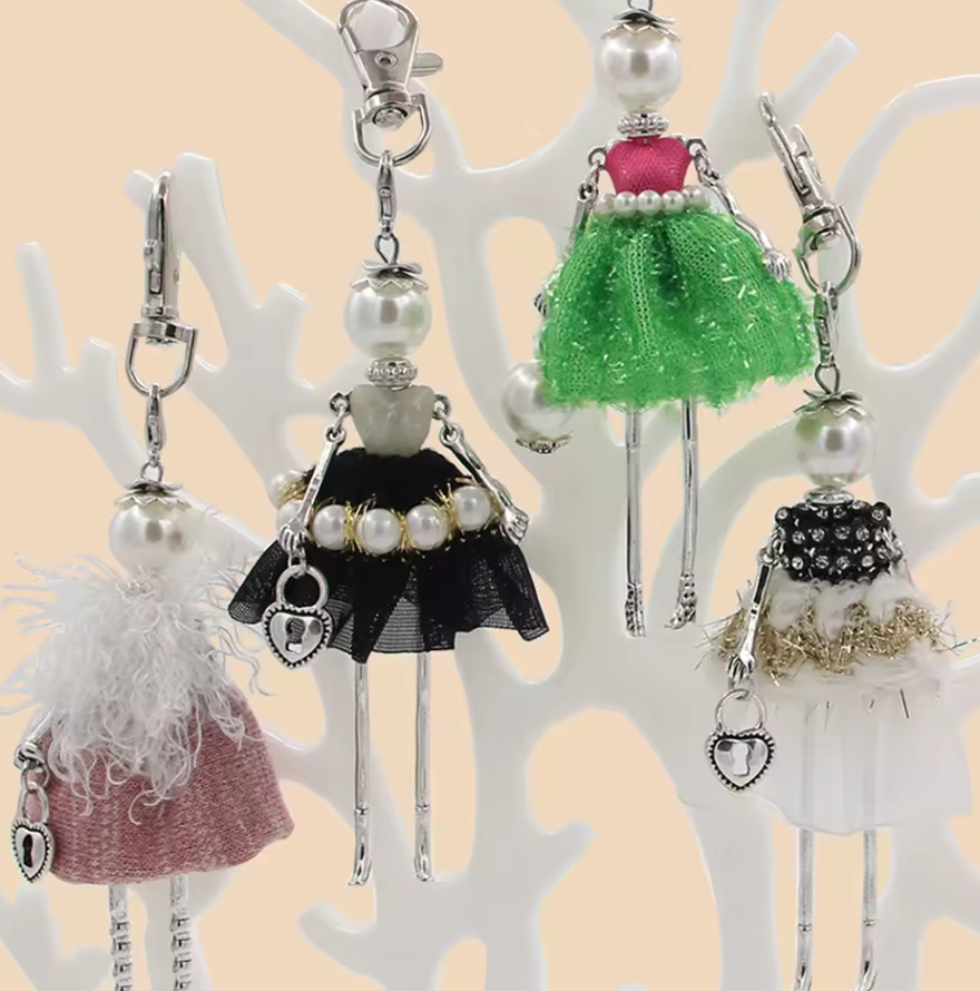 Chic Lady Keychain Asst